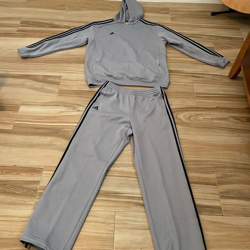 Grey Men’s Adidas Sweatsuit